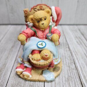Vtg Cherished Teddies Santa a Little Holiday R & R Limited Edition 1998 #352713